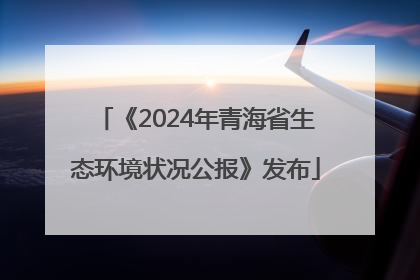 《2024年青海省生态环境状况公报》发布