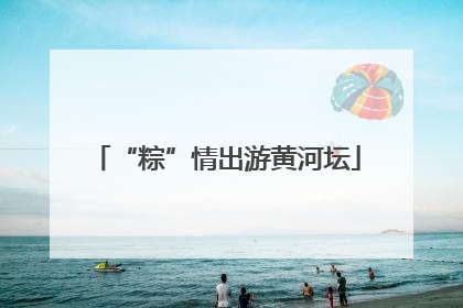 “粽”情出游黄河坛