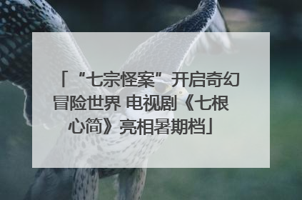 “七宗怪案”开启奇幻冒险世界 电视剧《七根心简》亮相暑期档