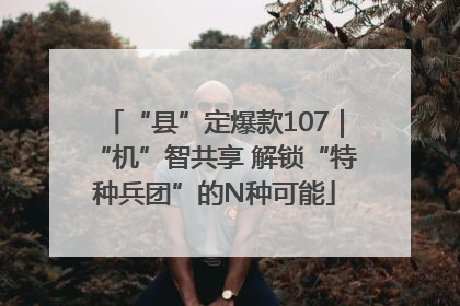 “县”定爆款107｜“机”智共享 解锁“特种兵团”的N种可能
