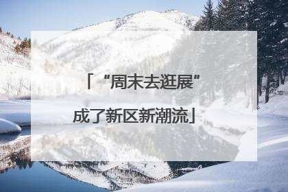 “周末去逛展”成了新区新潮流