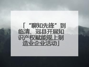 “聊知先锋”到临清、冠县开展知识产权赋能规上制造业企业活动