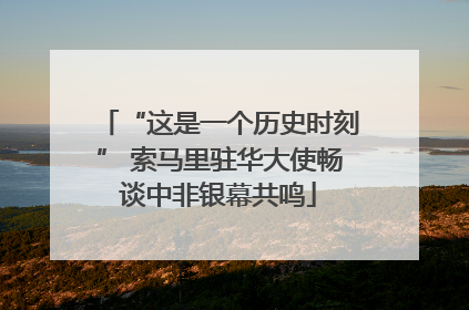 “这是一个历史时刻” 索马里驻华大使畅谈中非银幕共鸣