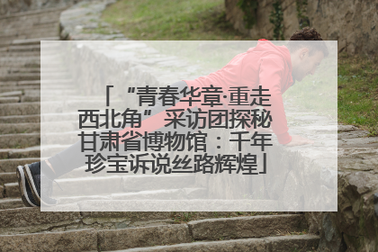 “青春华章·重走西北角”采访团探秘甘肃省博物馆：千年珍宝诉说丝路辉煌