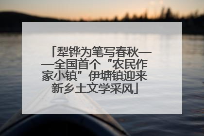 犁铧为笔写春秋——全国首个“农民作家小镇”伊塘镇迎来新乡土文学采风