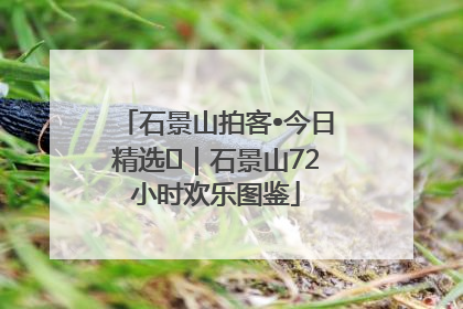 石景山拍客•今日精选⑲｜石景山72小时欢乐图鉴