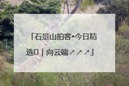 石景山拍客•今日精选⑳｜向云端↗↗↗