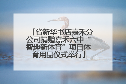 省新华书店嘉禾分公司捐赠嘉禾六中“智趣新体育”项目体育用品仪式举行