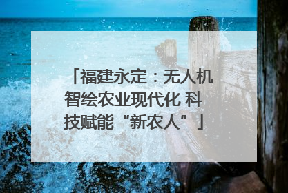 福建永定：无人机智绘农业现代化 科技赋能“新农人”