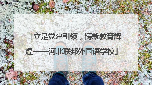 立足党建引领，铸就教育辉煌——河北联邦外国语学校