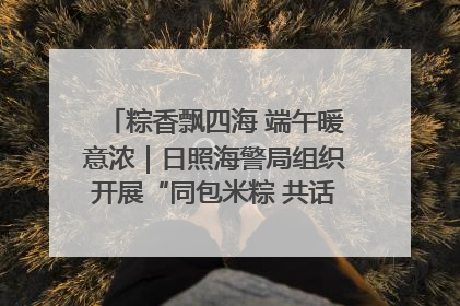 粽香飘四海 端午暖意浓｜日照海警局组织开展“同包米粽 共话端午”系列活动