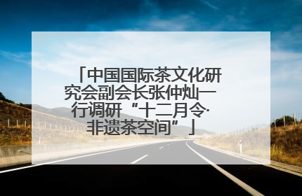 中国国际茶文化研究会副会长张仲灿一行调研“十二月令·非遗茶空间”