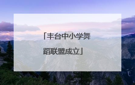 丰台中小学舞蹈联盟成立