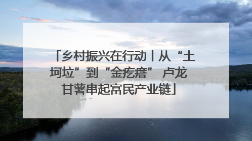 乡村振兴在行动丨从“土坷垃”到“金疙瘩” 卢龙甘薯串起富民产业链