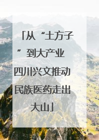 从“土方子”到大产业 四川兴文推动民族医药走出大山