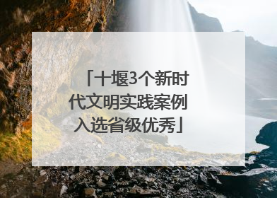 十堰3个新时代文明实践案例入选省级优秀