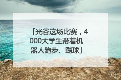 光谷这场比赛，4000大学生带着机器人跑步、踢球