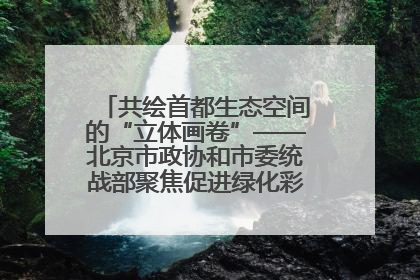 共绘首都生态空间的“立体画卷”——北京市政协和市委统战部聚焦促进绿化彩化美化生态空间建设联合协商议政