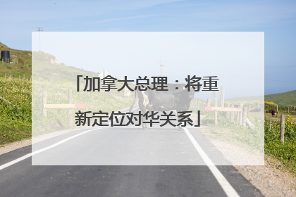加拿大总理：将重新定位对华关系
