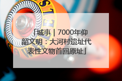 城事｜7000年仰韶文明：大河村遗址代表性文物首回原址
