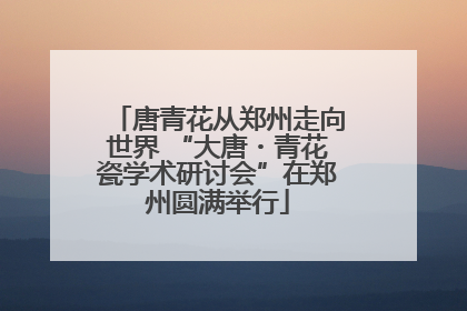 唐青花从郑州走向世界 “大唐・青花瓷学术研讨会”在郑州圆满举行