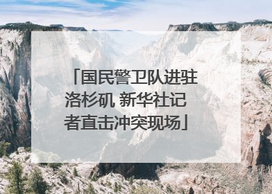 国民警卫队进驻洛杉矶 新华社记者直击冲突现场