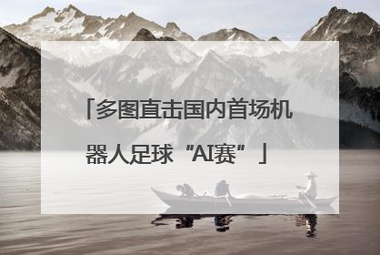 多图直击国内首场机器人足球“AI赛”