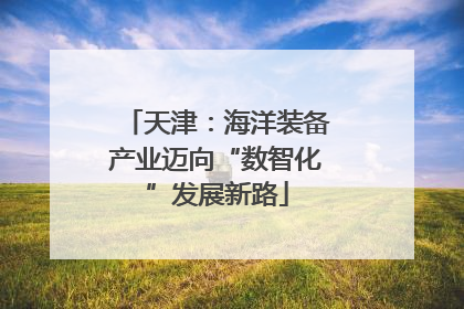 天津：海洋装备产业迈向“数智化”发展新路