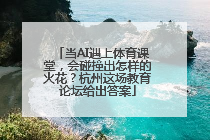 当AI遇上体育课堂，会碰撞出怎样的火花？杭州这场教育论坛给出答案