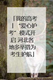 我的高考丨“爱心护考”模式开启 河北各地多举措为考生护航