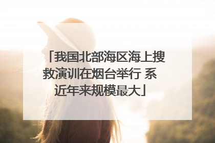 我国北部海区海上搜救演训在烟台举行 系近年来规模最大