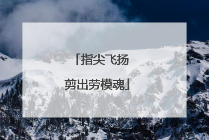 指尖飞扬 剪出劳模魂