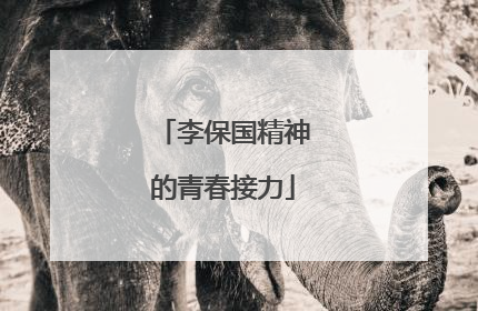 李保国精神的青春接力