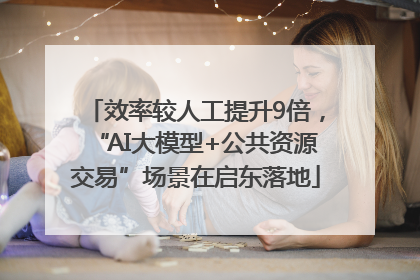 效率较人工提升9倍，“AI大模型+公共资源交易”场景在启东落地