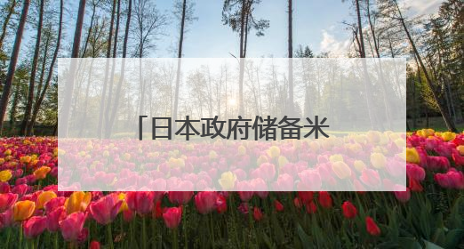 日本政府储备米库存量告急 或考虑进口大米