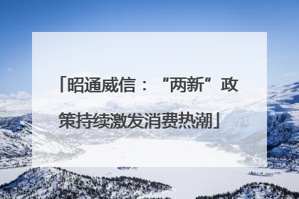 昭通威信：“两新”政策持续激发消费热潮