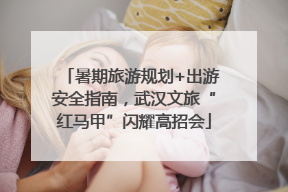 暑期旅游规划+出游安全指南，武汉文旅“红马甲”闪耀高招会
