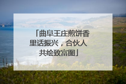 曲阜王庄煎饼香里话振兴，合伙人共绘致富图