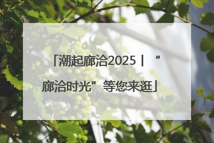潮起廊洽2025丨“廊洽时光”等您来逛