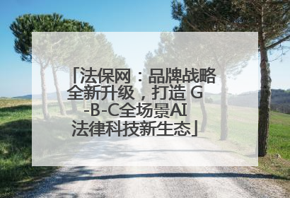 法保网：品牌战略全新升级，打造 G-B-C全场景AI法律科技新生态