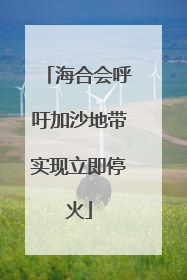 海合会呼吁加沙地带实现立即停火