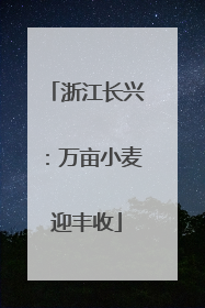 浙江长兴：万亩小麦迎丰收