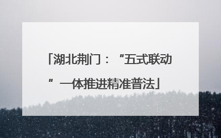 湖北荆门：“五式联动”一体推进精准普法