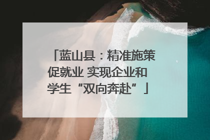 蓝山县：精准施策促就业 实现企业和学生“双向奔赴”