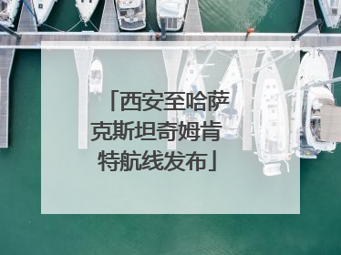 西安至哈萨克斯坦奇姆肯特航线发布