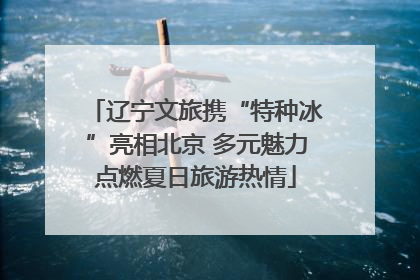 辽宁文旅携“特种冰”亮相北京 多元魅力点燃夏日旅游热情