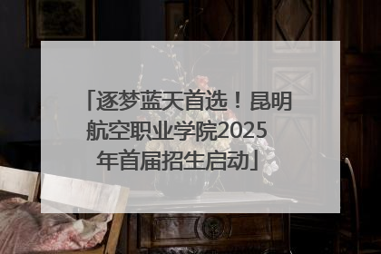 逐梦蓝天首选！昆明航空职业学院2025年首届招生启动