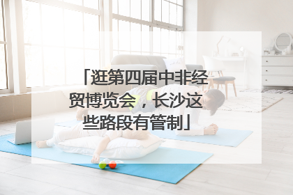 逛第四届中非经贸博览会，长沙这些路段有管制