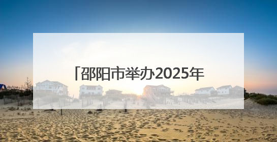 邵阳市举办2025年百日千万招聘专项行动暨促就业“金桥行动”高校毕业生专场招聘会