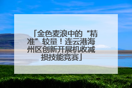 金色麦浪中的“精准”较量！连云港海州区创新开展机收减损技能竞赛